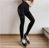 FitKitten™ Black Lace Crop Top & Leggings